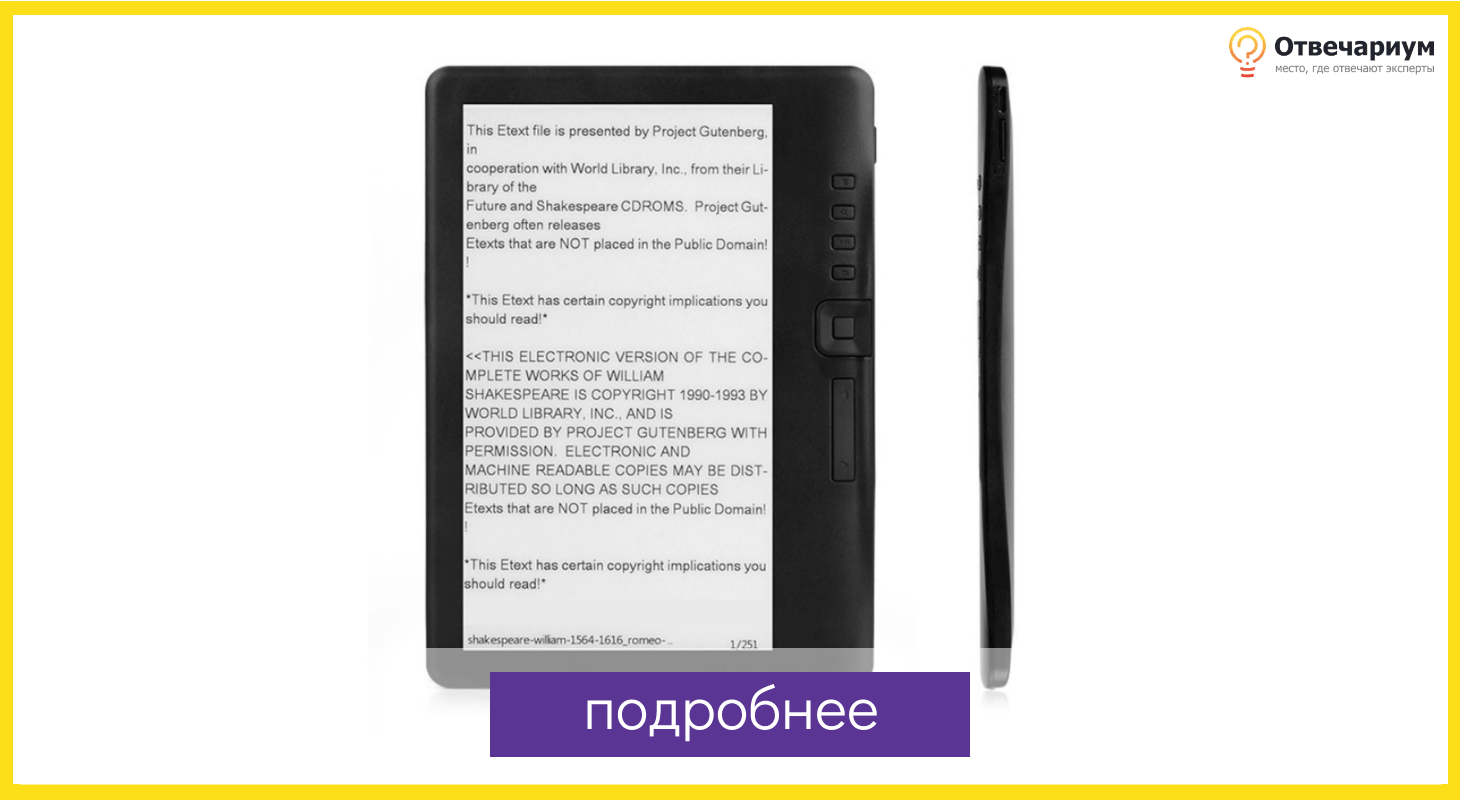 Электронная книга в подарок