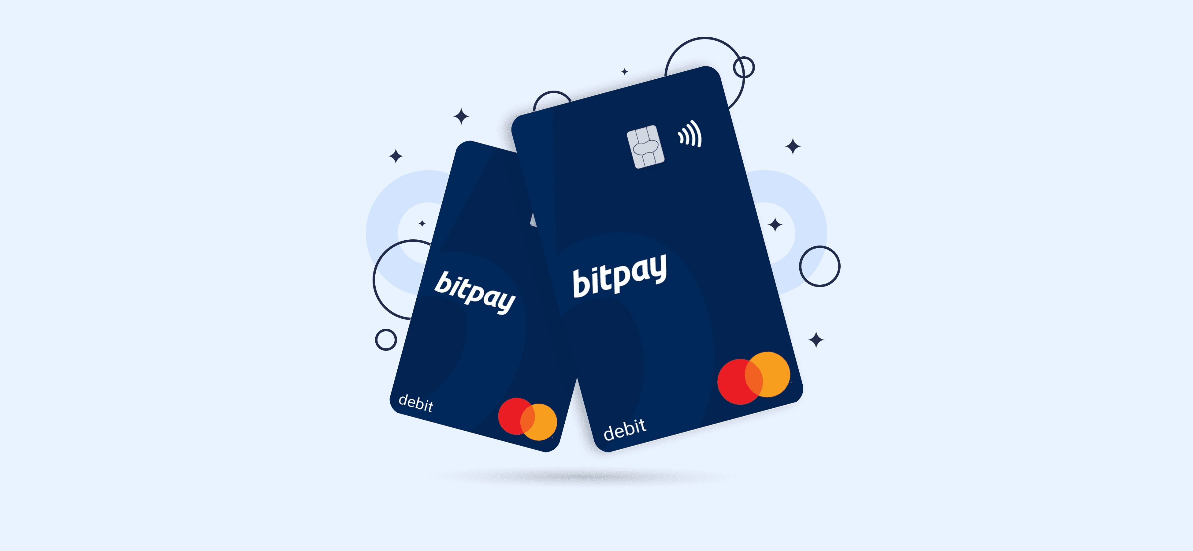 Изображение криптовалютной карты BitPay Card.